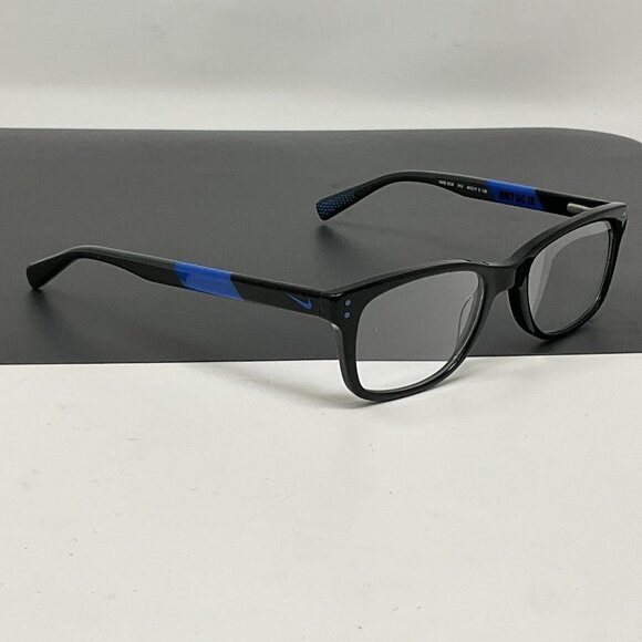 NIKE FRAMES ONLY EYEGLASSES 5538 013 BLACK / BLUE 46 [] 17 130
